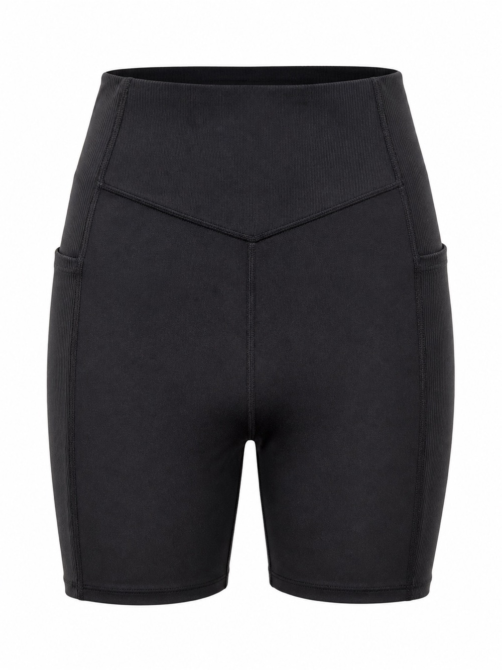 The North Face Women’s Black High-Rise Bike Shorts with Side Pockets